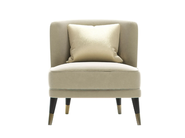 KEY WEST 2.0 - Upholstered leather armchair by Capital Collection - view 3